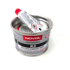 Купить Шпатлёвка Novol метализ (Silver)+тюбик красн 250гр