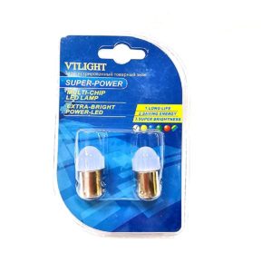 VT Габариты R10W 2101-2121 белые 2835 VT22030B2 (бол.цоколь) 2шт